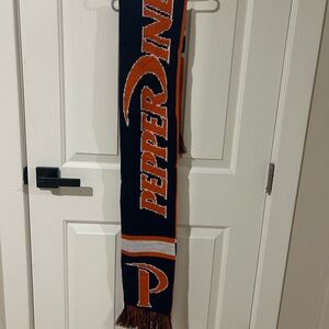Navy and Orange Scarf